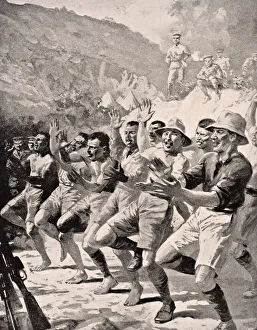 Maori Soldiers Perform A Haka At Gaba Tepe On The Gallipoli Peninsula Turkey 1915 Maori Soldiers Perform A Haka At Gaba Tepe On The Gallipoli Peninsula Turkey 1915