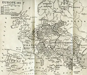 Map of Europe according to the Peace Treaties 1918 - 1924. From The Evolution of Modern Europe, 1453 - 1932 Map of Europe according to the Peace Treaties 1918 - 1924. From The Evolution of Modern Europe, 1453 - 1932