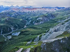 The mountains of Kluane National Park and Reserve seen from an aerial perspective; Haines Junction, Yukon, Canada The mountains of Kluane National Park and Reserve seen from an aerial perspective; Haines Junction, Yukon, Canada