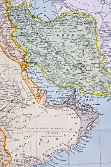 Partial Map Of Middle East Showing Red Sea, Persian Gulf Horn Of Africa Gulf Of Aden Partial Map Of Middle East Showing Red Sea, Persian Gulf Horn Of Africa Gulf Of Aden