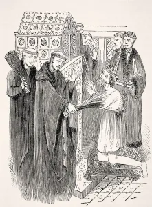 Penance Of Henry Ii At Thomas Beckets Shrine From The National And Domestic History Penance Of Henry Ii At Thomas Beckets Shrine From The National And Domestic History