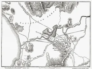 Plan Of Ephesus, The Ancient Greek City And Its Environs, The Sites As Named By Edward Falkener C. 1842 Plan Of Ephesus, The Ancient Greek City And Its Environs, The Sites As Named By Edward Falkener C. 1842