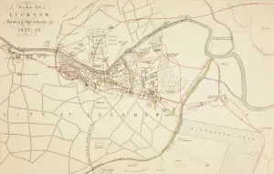 Plan Of Lucknow Showing Operations During The Siege And Indian Rebellion Of 1857 - 1858 Plan Of Lucknow Showing Operations During The Siege And Indian Rebellion Of 1857 - 1858
