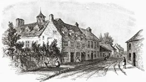 Prichard's house at Llandovery, Carmarthenshire, Wales, seen here in the 19th century. Rhys Prichard, 1579-1644 Prichard's house at Llandovery, Carmarthenshire, Wales, seen here in the 19th century. Rhys Prichard, 1579-1644