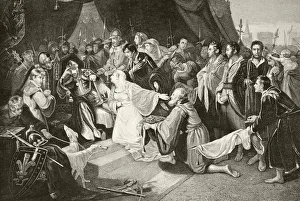 Queen Philippa Interceding With Her Husband Edward Iii To Spare The Lives Of The Burghers Queen Philippa Interceding With Her Husband Edward Iii To Spare The Lives Of The Burghers