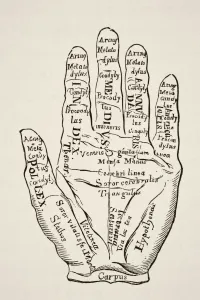 Specimen Of The Left Hand With The Lines And Their Horoscopic Denominations Specimen Of The Left Hand With The Lines And Their Horoscopic Denominations