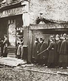 Winston Churchill, Then Home Secretary, Shown At The Siege Of Sidney Street, Popularly Winston Churchill, Then Home Secretary, Shown At The Siege Of Sidney Street, Popularly