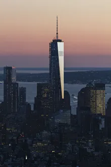 One World Trade Center, As Seen From The Empire State Building, New York City, New York One World Trade Center, As Seen From The Empire State Building, New York City, New York
